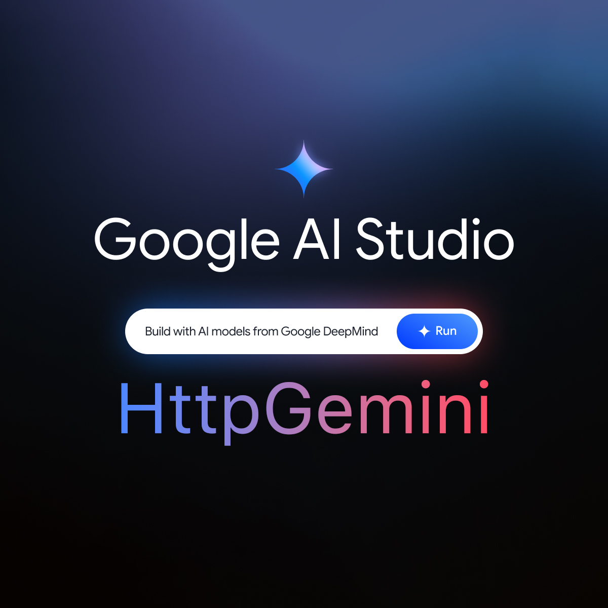 Promotional poster for the HttpGemini plugin, connecting Google AI Studio with Unreal Engine for powerful AI development.